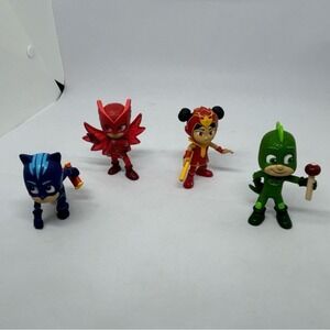 PJ‎ Masks Frog Box Cake Toppers Figures Lot of 4